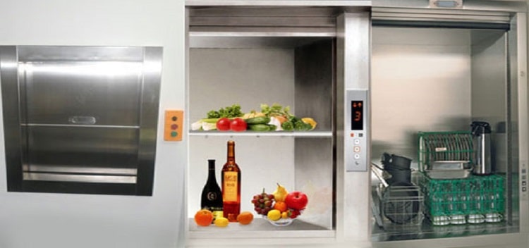 Monta-prato para cozinha industrial da Rukava instalado em ambiente profissional