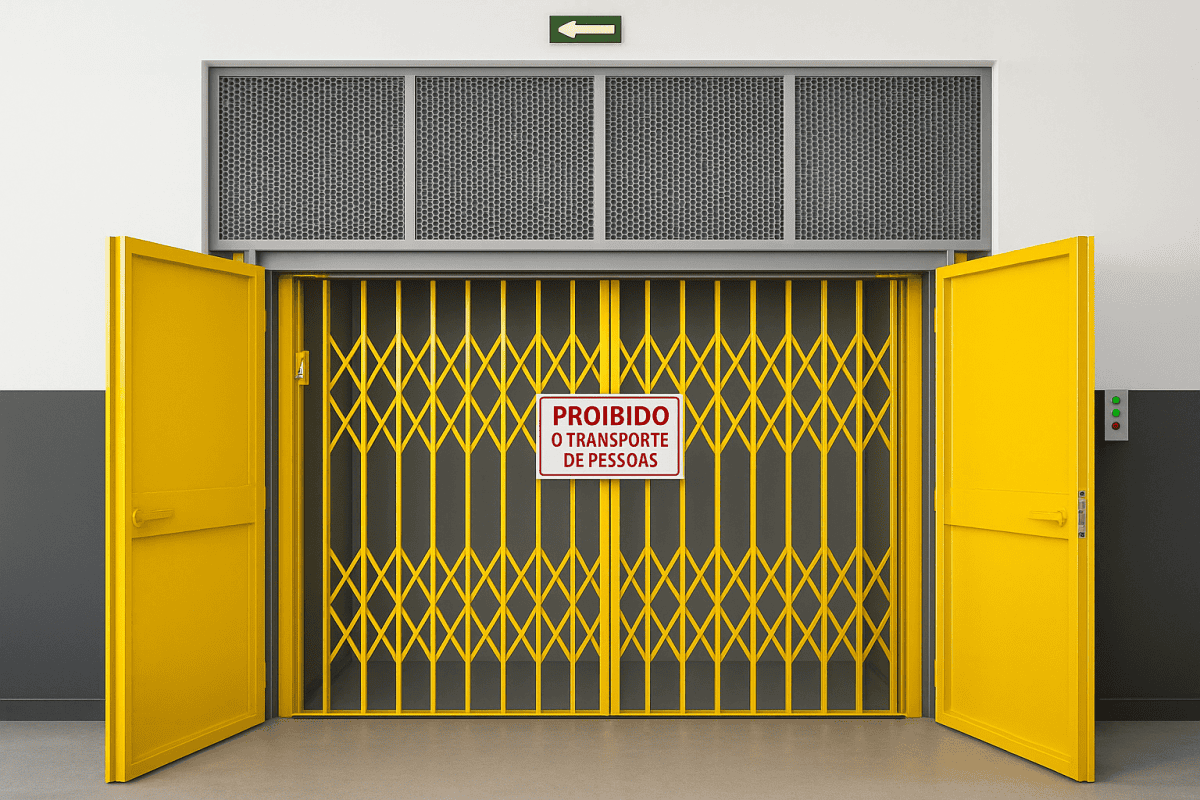 Monta carga Rukava novo