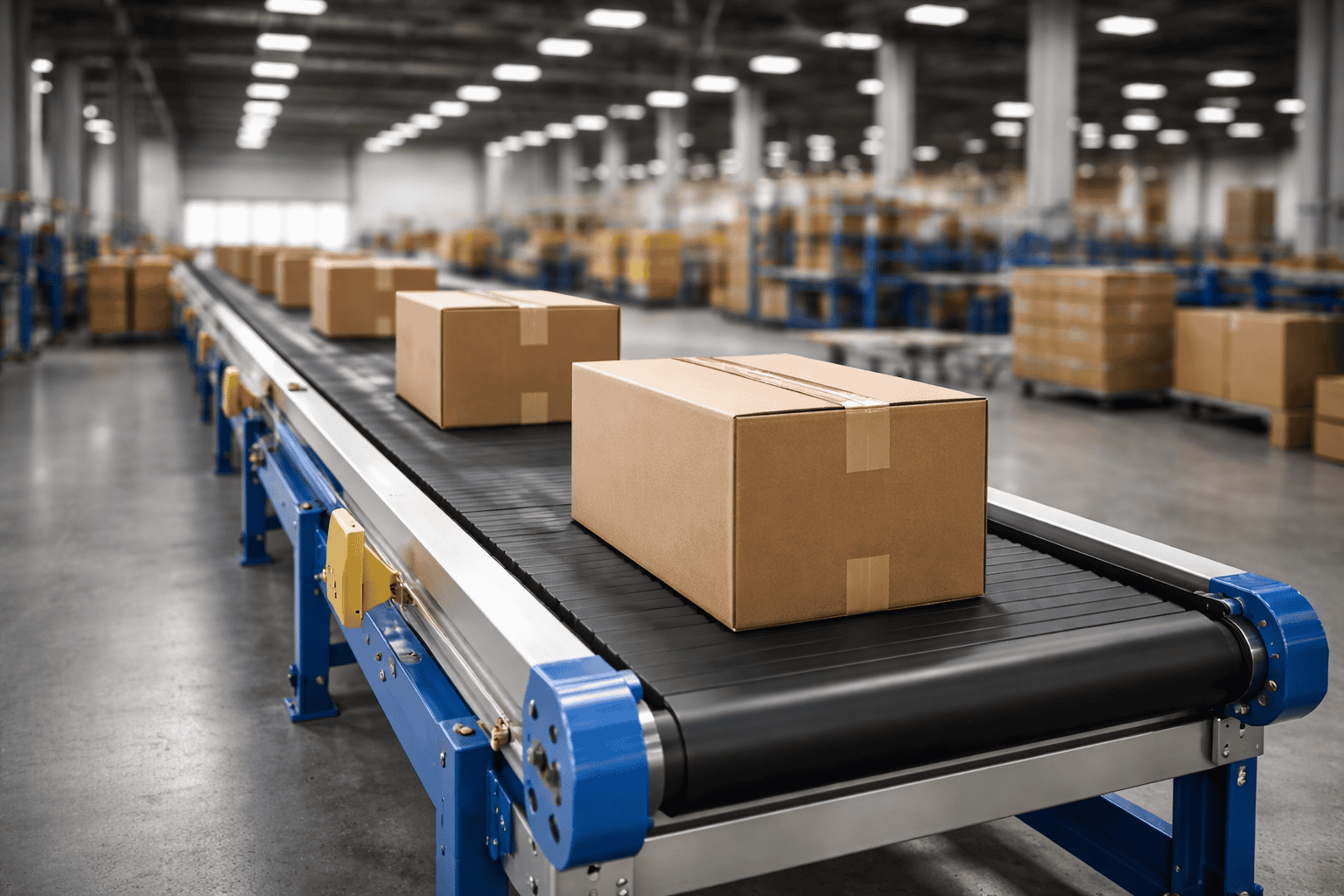 esteira transportadora industrial de correia