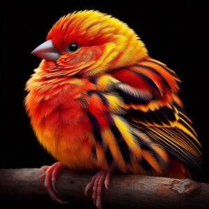 An image of a Spice Finch, a small bird with brown and white plumage. Image used for the article House Finch Symbolism