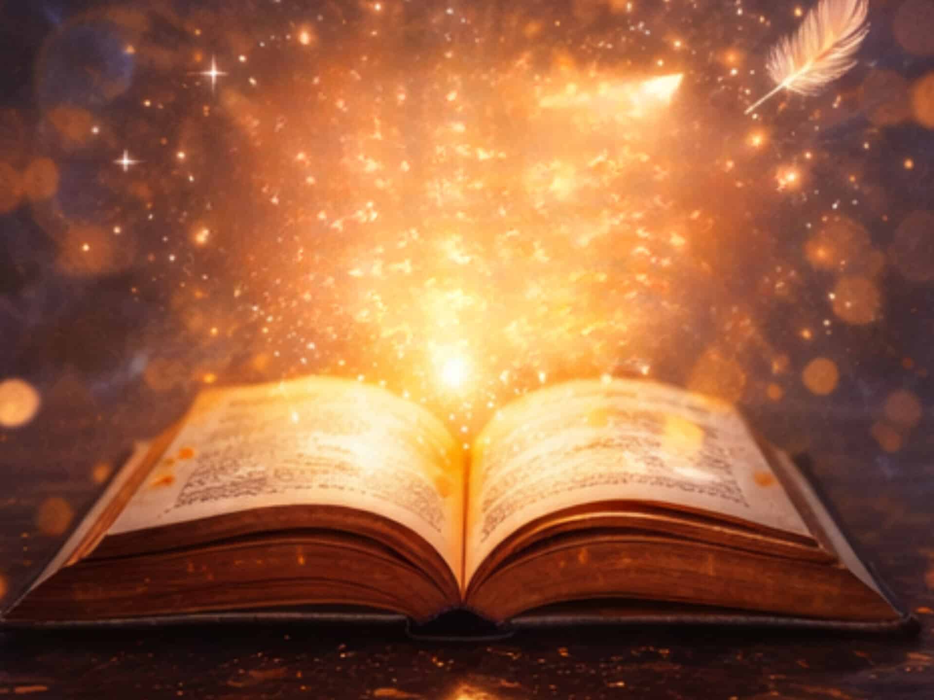 Why Do You Keep Seeing Angel Number 555 Everywhere? Angel number 555 meaning shown through an open glowing book symbolizing wisdom, spiritual awakening, and inner transformation