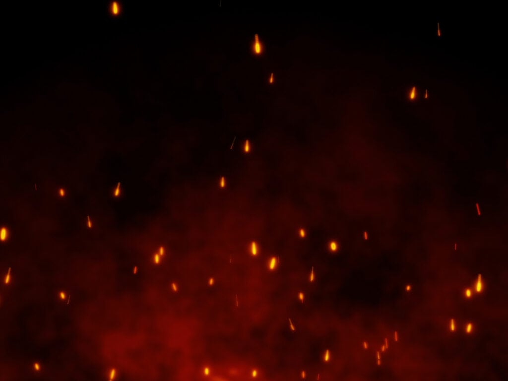Fire element representing transformation, courage, and spiritual awakening.