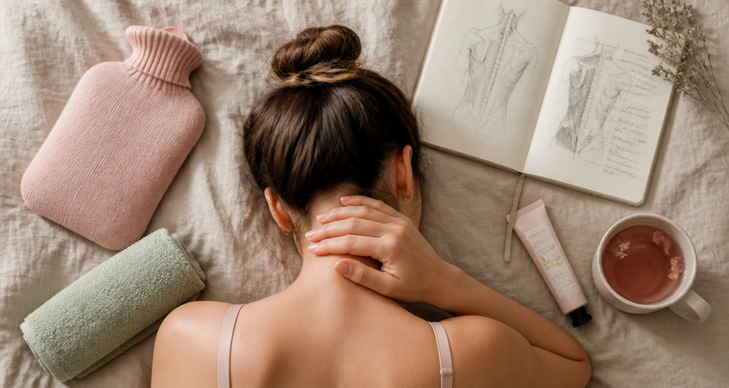 douleur musculaire au dos massage femme