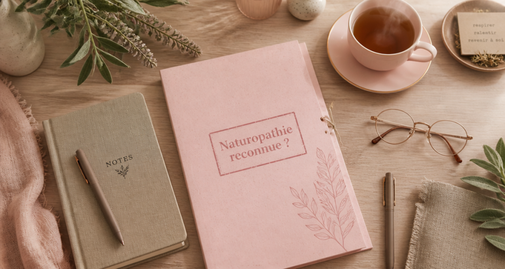 formation naturopathie reconnue par l'état dossier rose poudré