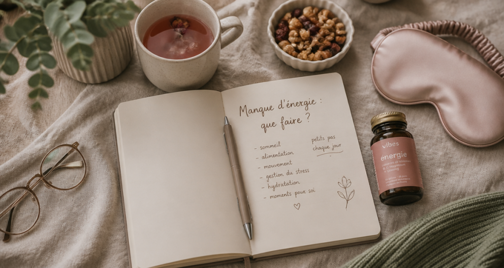 manque d energie que faire carnet bureau