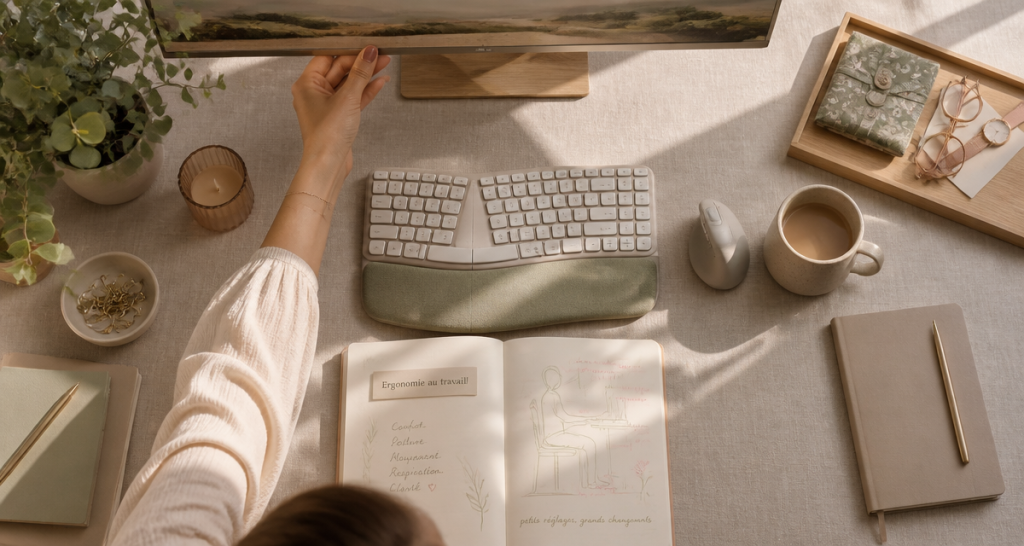 Définition ergonomie au travail, bureau ergonomique et organisé