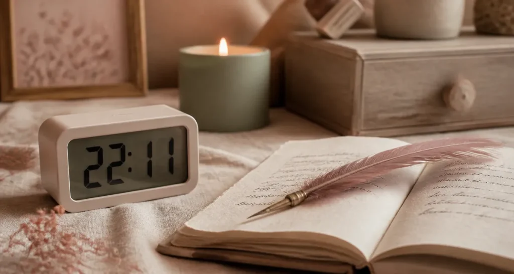 Horloge 22 11 : heure miroir 22:11, intuition spirituelle