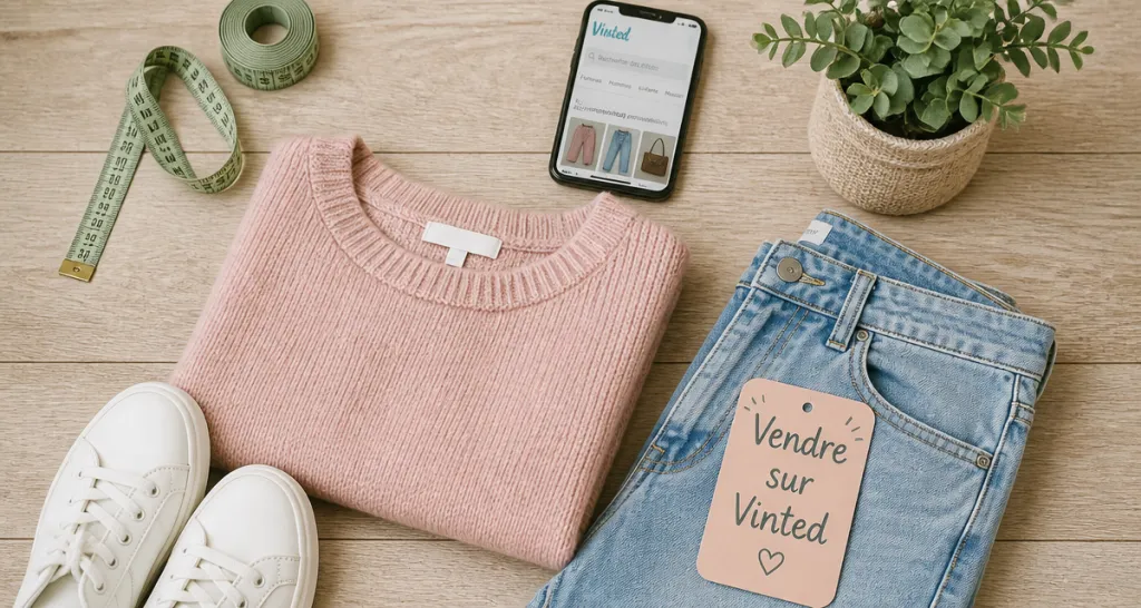 je n'arrive pas a vendre sur vinted vêtements à plat