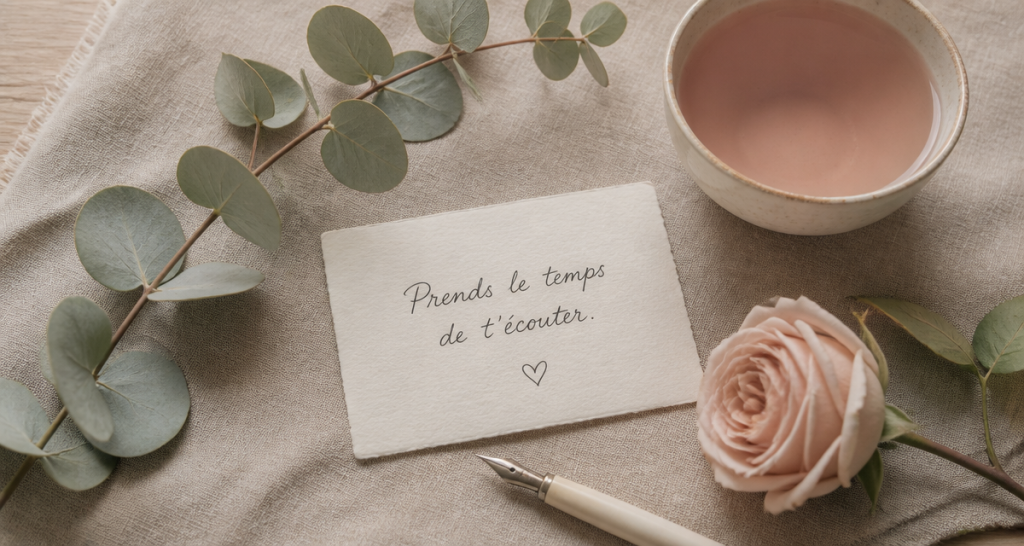 petite attention pour récupérer son ex carte manuscrite et rose