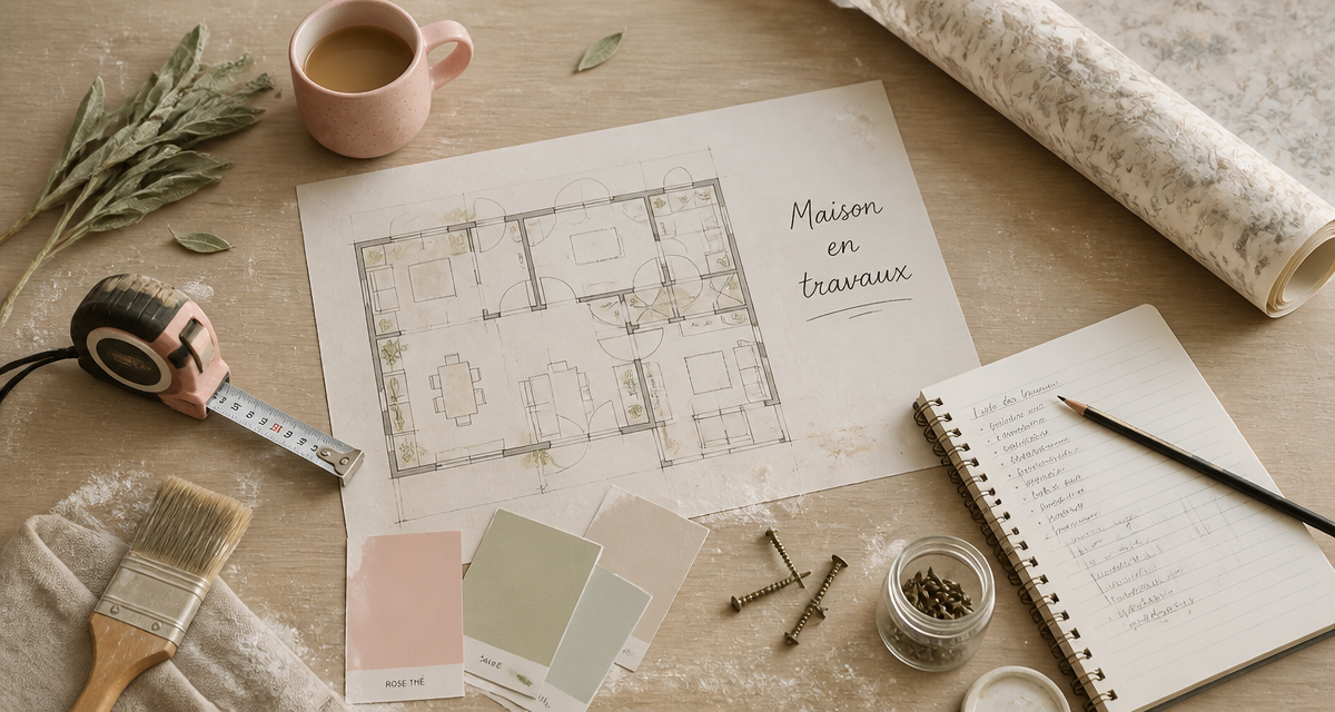 rêver de maison en travaux plan et outils rénovations