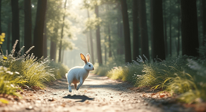 10 Hidden Spiritual Meanings of a White Rabbit Crossing Your Path
