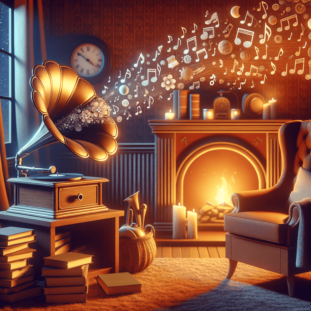 Song playing in the background