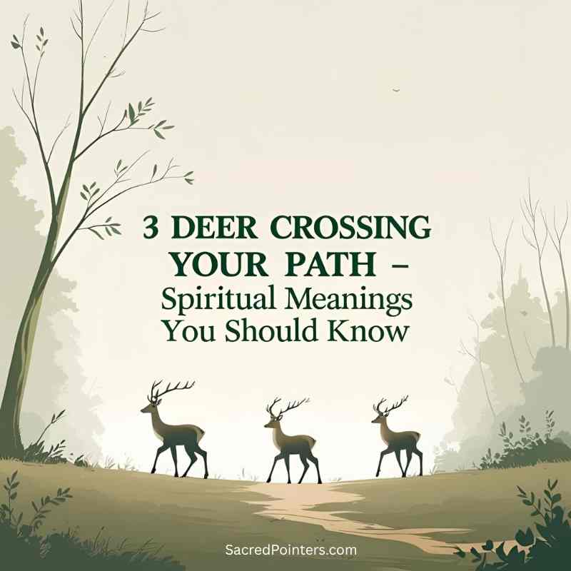 10 Powerful Spiritual Meanings of 3 Deer Crossing Your Path (A Sign You Shouldn’t Ignore)