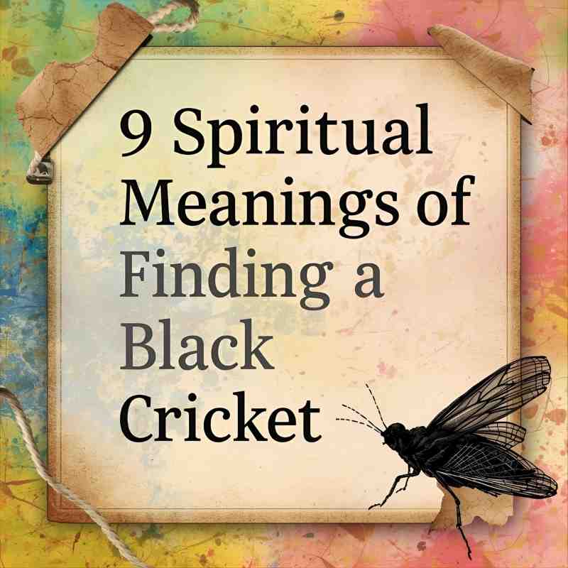 What Does a Black Cricket in Your Home Mean? – 9 Spiritual Meanings to Guide You