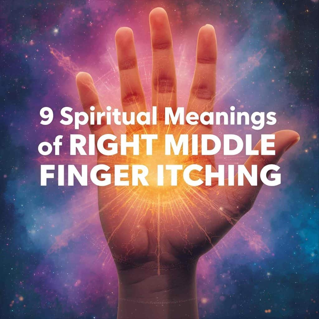 Spiritual meaning of middle finger itching