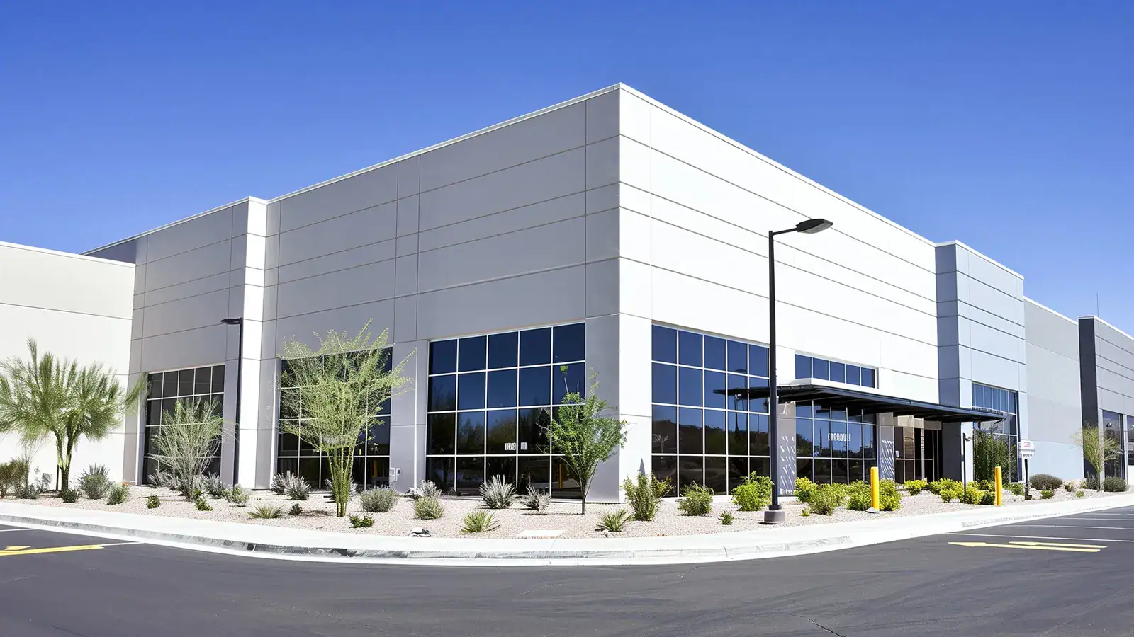 Exterior of a garage door hardware manufacturing facility in Changzhou, China