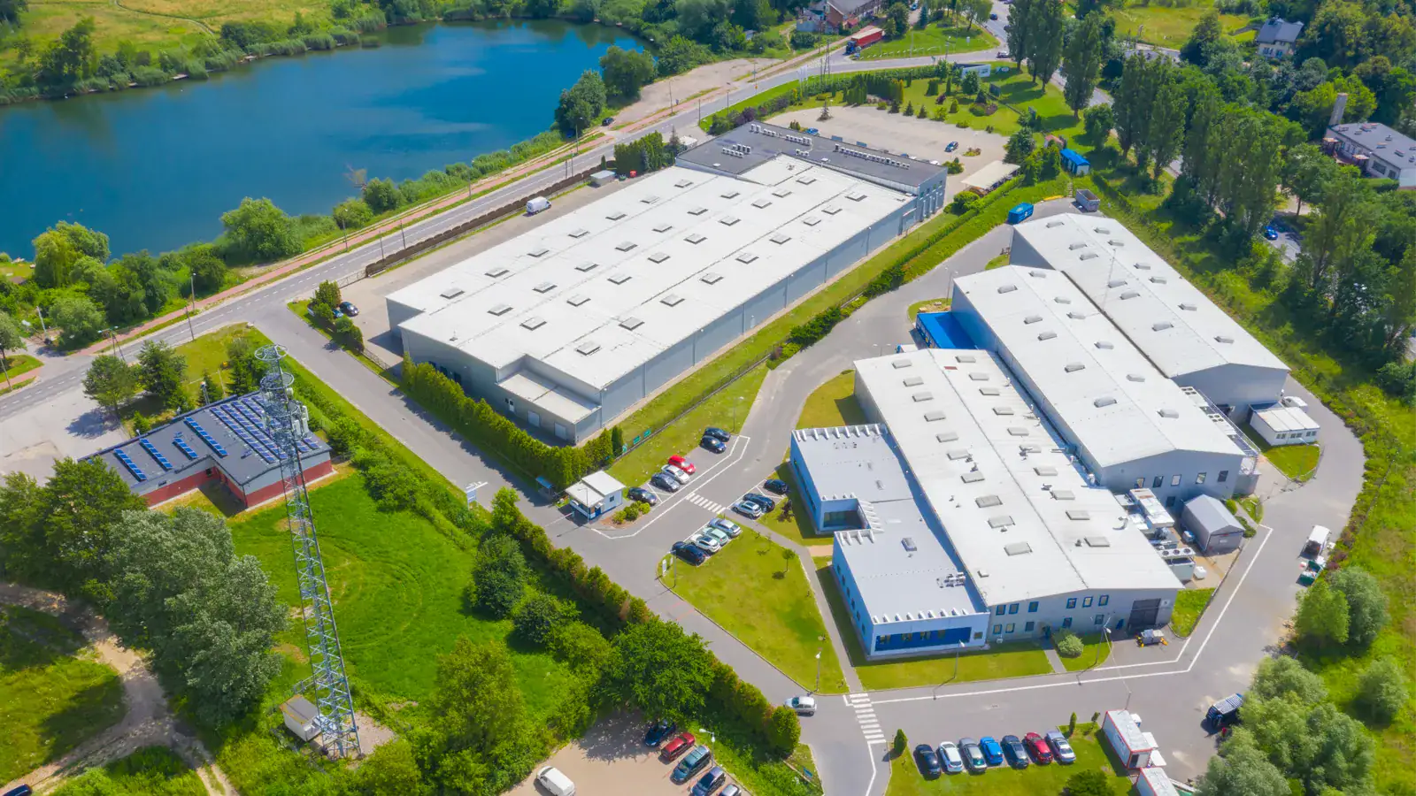 Aerial view of the HONMEN Group manufacturing facility in Wuxi, China