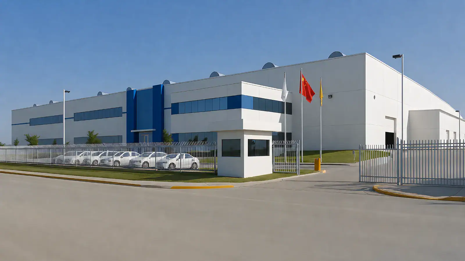 Exterior of the HONMEN Group manufacturing facility in Xuchang, China