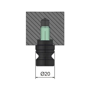 PZL Quick Zero-Point Positioning Pull Stud - Image 3