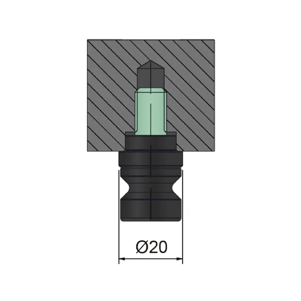 PZL Quick Zero-Point Positioning Pull Stud - Image 3
