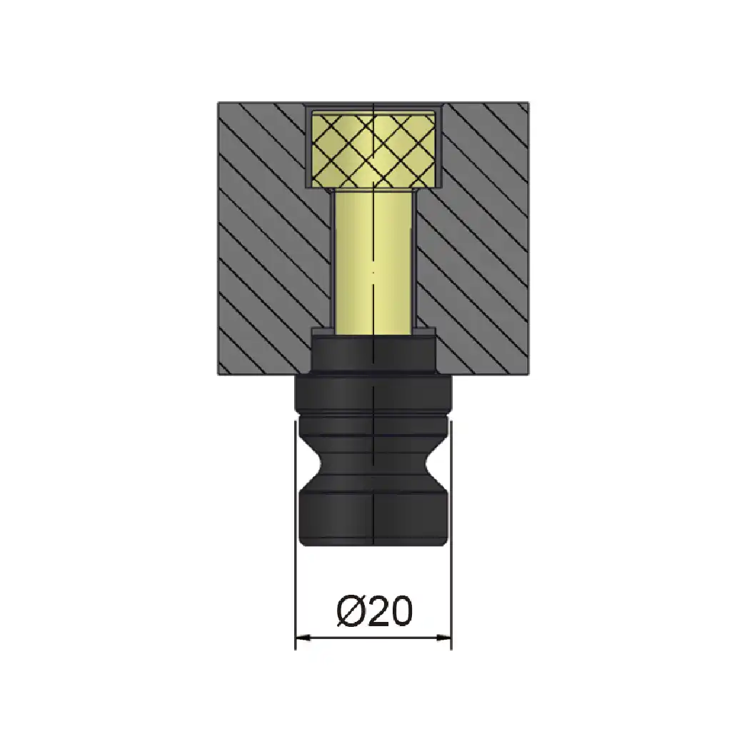 PZL Quick Zero-Point Positioning Pull Stud - Image 5