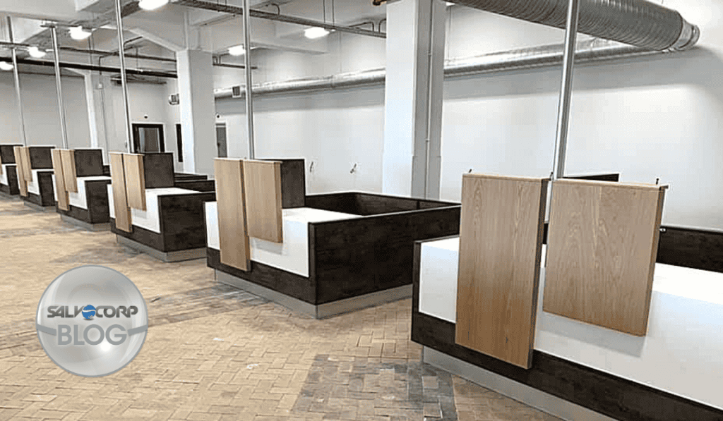 solid surfaces for cruise terminals