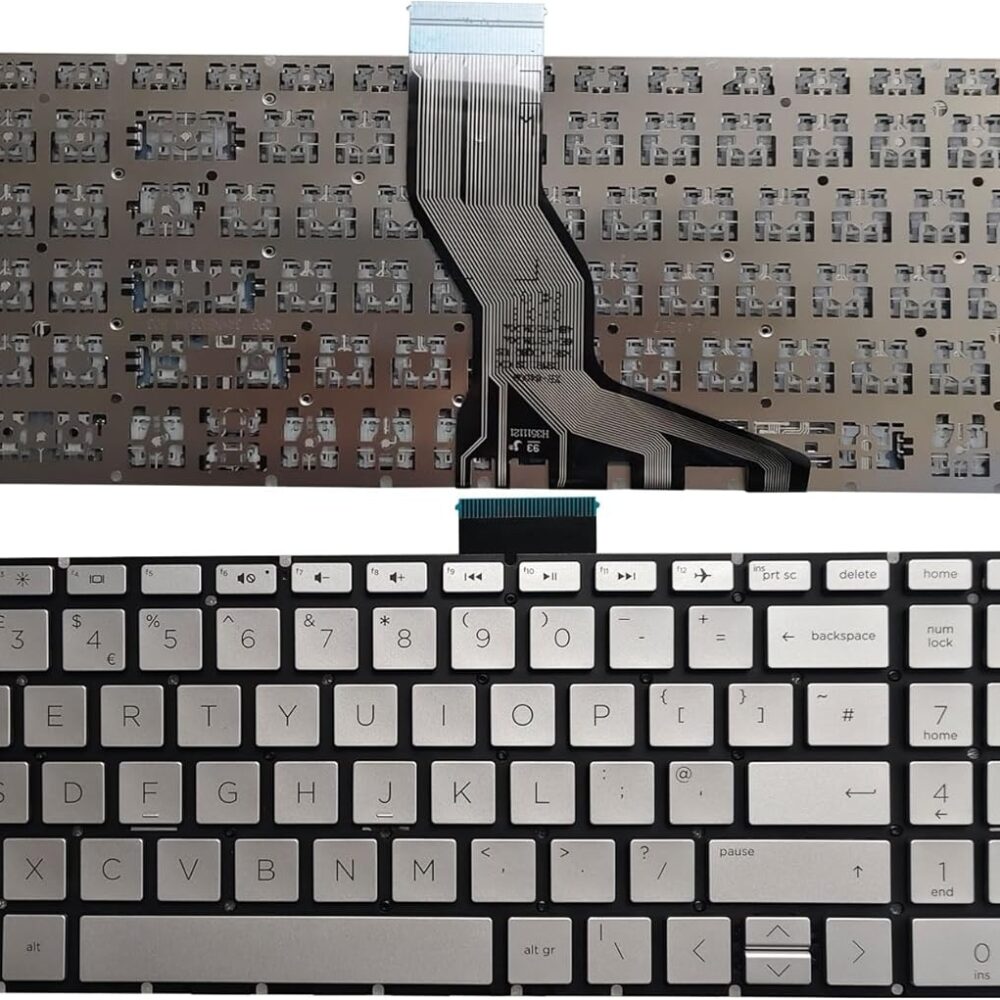 Laptop Keyboard for HP 15s-eq Series 15s-eq0xxx 15s-eq2114AU 15s-eq2182AU 15s-eq2132AU 15s-eq2660A, 15s-eq2143AU15s-eq0000 Silver