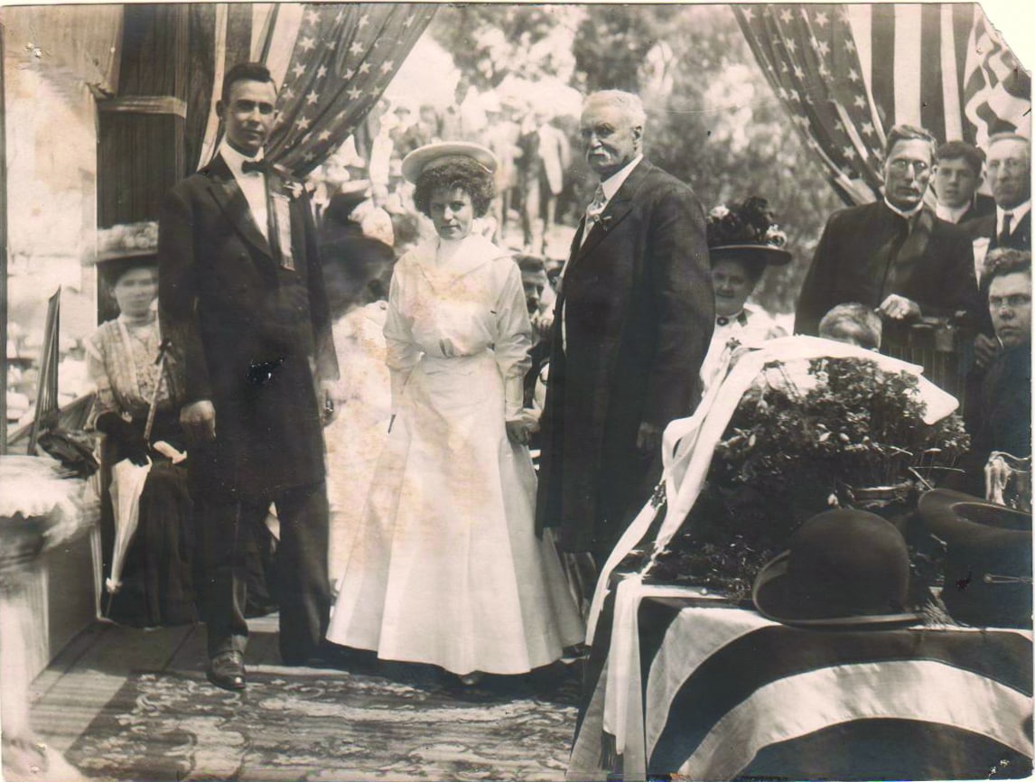 Photo from The ceremonial marriage of San Pedro and the City of L.A.; (photo: San Pedro Bay Historical Society, Angela Romero)