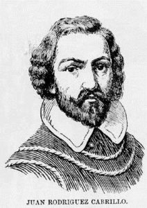 Drawing of Juan Rodriguez Cabrillo
