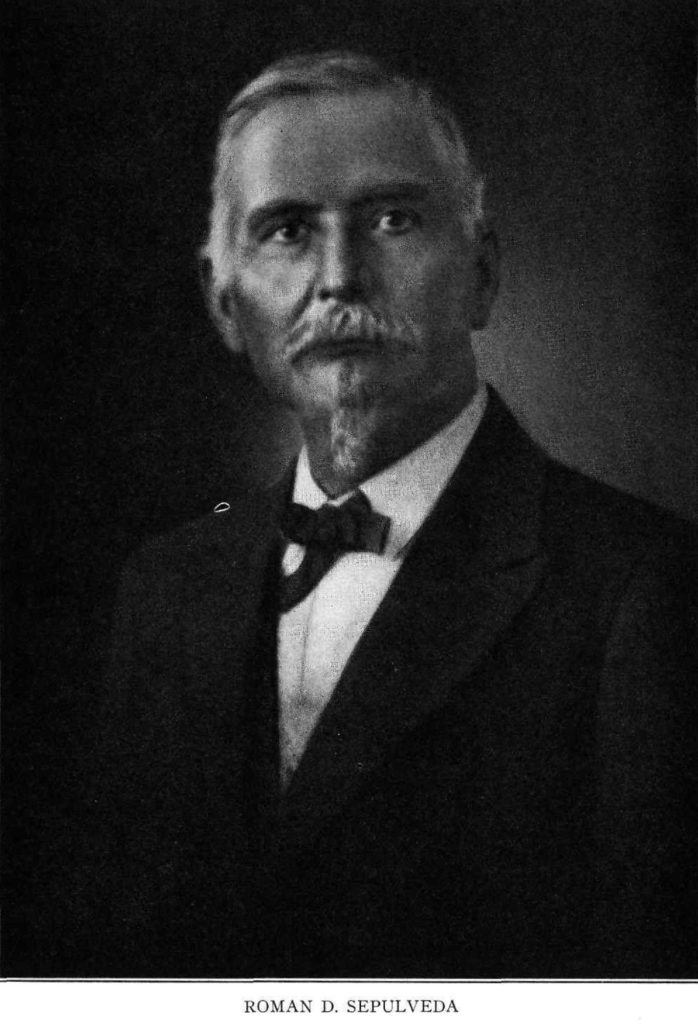 Photo of Roman Sepulveda. Photo courtesy of the San Pedro Bay Historical Society.