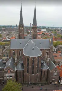 Maria van Jessekerk Delft vlak naast de Nieuwe Kerk Delft en grafkelder