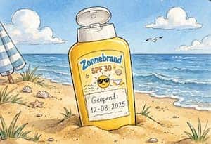 Houdbaarheid zonnebrandcrème