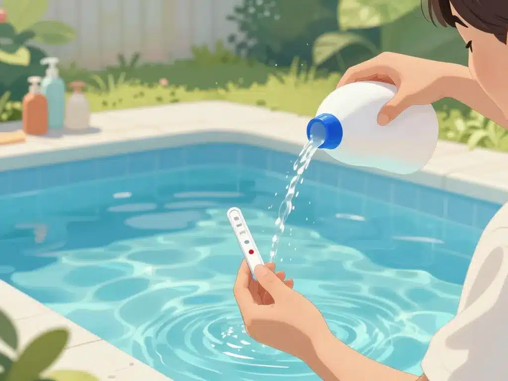 illustration bonnes pratiques eau de pluie pour piscine