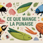 illustration que mange la punaise types d'aliments