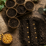 quand semer le mais graines et outils jardinage