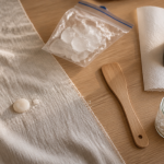 comment enlever cire de bougie sur nappe et bois