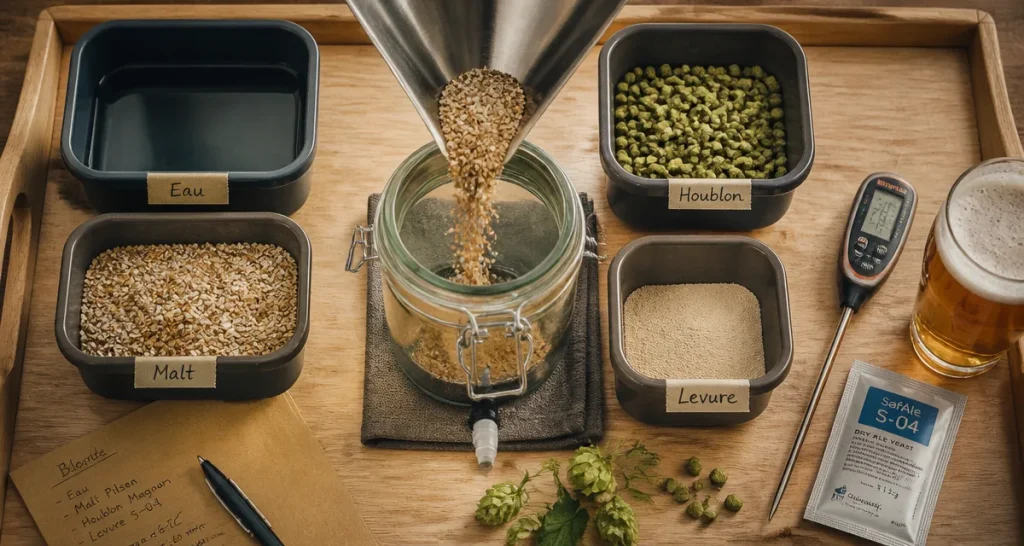 Comment est fait la bière : malt, eau, houblon et levure