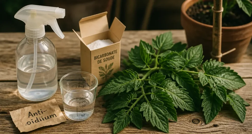 Par quoi remplacer la bouillie bordelaise : bicarbonate et pulvérisateur anti-oïdium naturel pour jardin