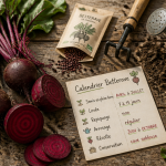 quand planter betterave sur plan de travail avec outils