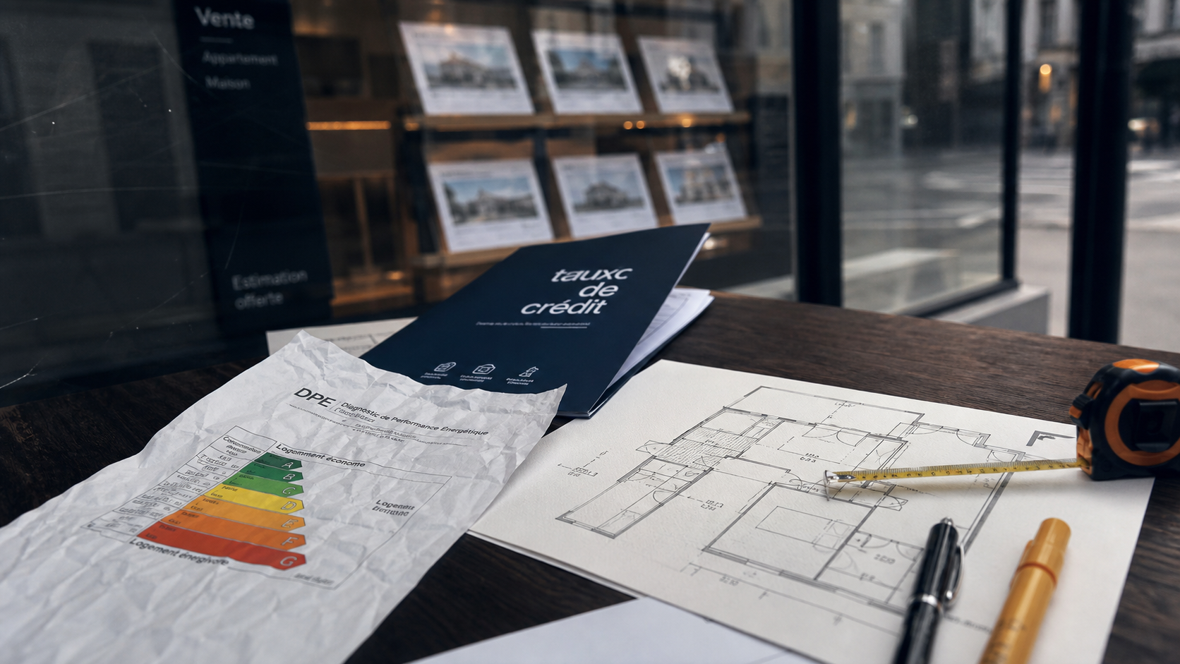Immobilier crise : crédit 3,35 %, neuf sous tension, agence et DPE