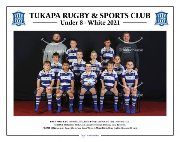 2021 Tukapa Under 8 White | Say Cheese