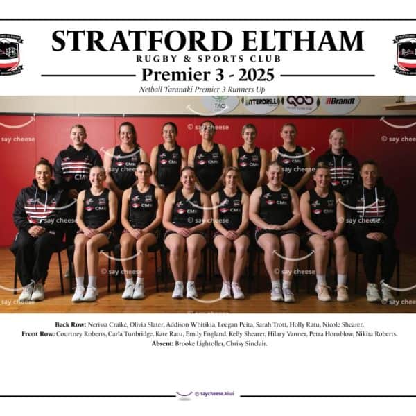 2025 Stratford Eltham Premier 3 Netball
