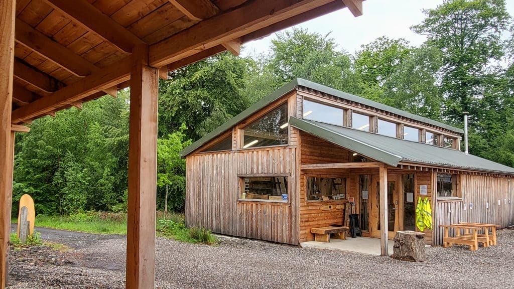 Photo of the Scottish Wood timber shop - largest hardwood timber shop in Scotland