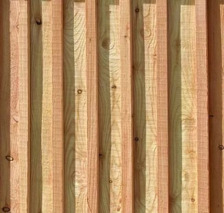 Scottish Larch batten on board larch cladding sample