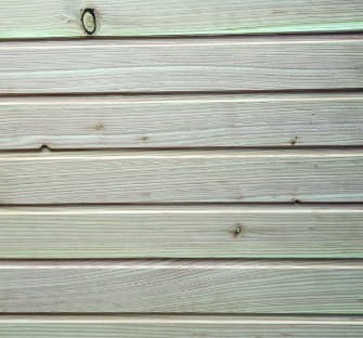Scottish Larch horizontal rounded panel cladding sample
