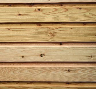 Scottish Larch horizontal shiplap cladding sample