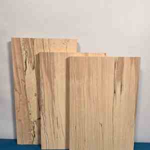 Light Spalted Beech Offcuts x3