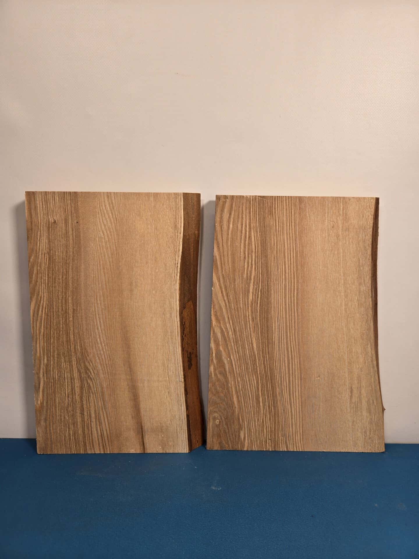 2 Natural edge Ash offcuts