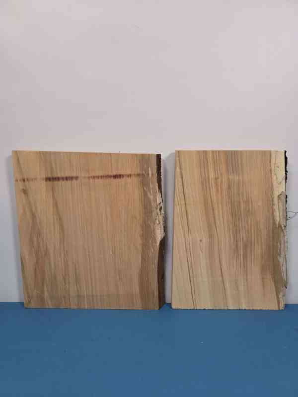 2 Small Sweet Chestnut offcuts