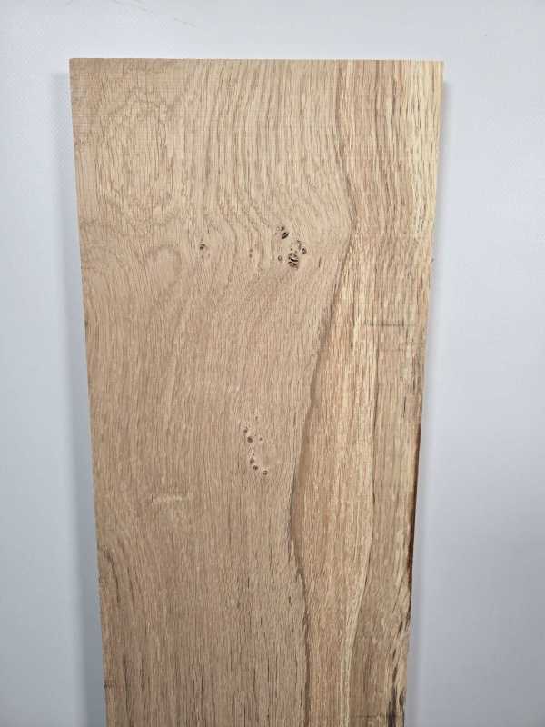 Rustic Scottish Oak offcut showing natural grain and wany edges.